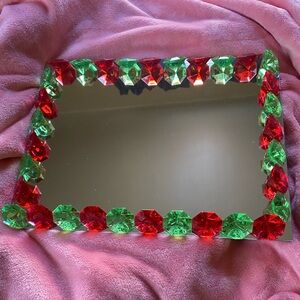 Holiday Christmas Glam Mirrored Perfume and Vanity Makeup Tray